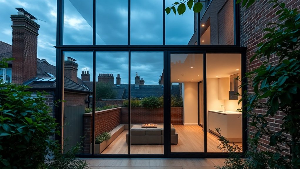 Glass Extension Walls Thame