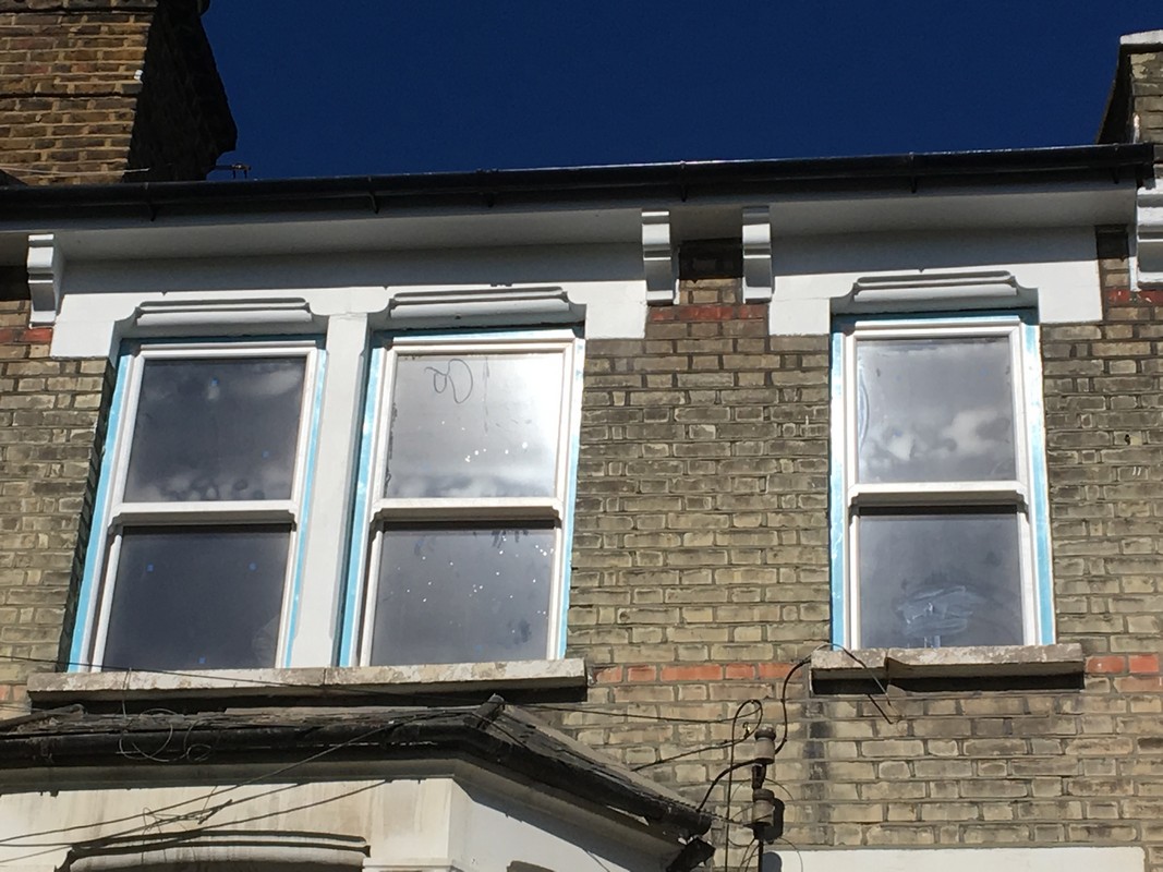 New uPVC sash windows fitted on Victorian terrace in Thame